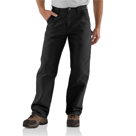 Carhartt Loose Fit Washed Duck Utility Work Pant, Black, W34, L30 B11-BLKW34L30